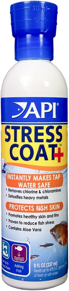 API Stress Coat, 237-ml-Wasseraufbereiter für Aquarien mit Aloe vera