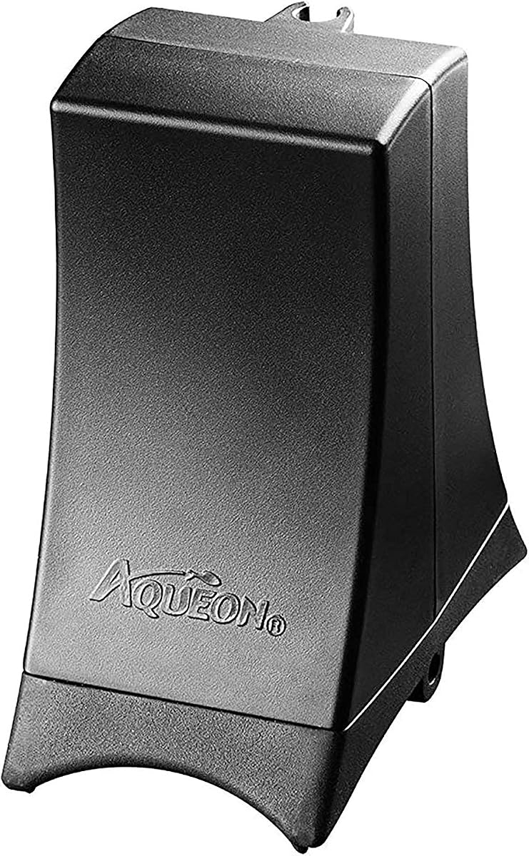 Aqueon QuietFlow 20 Aquarium-Luftpumpe mit integriertem Rückschlagventil für Becken von 40 bis 75 Litern