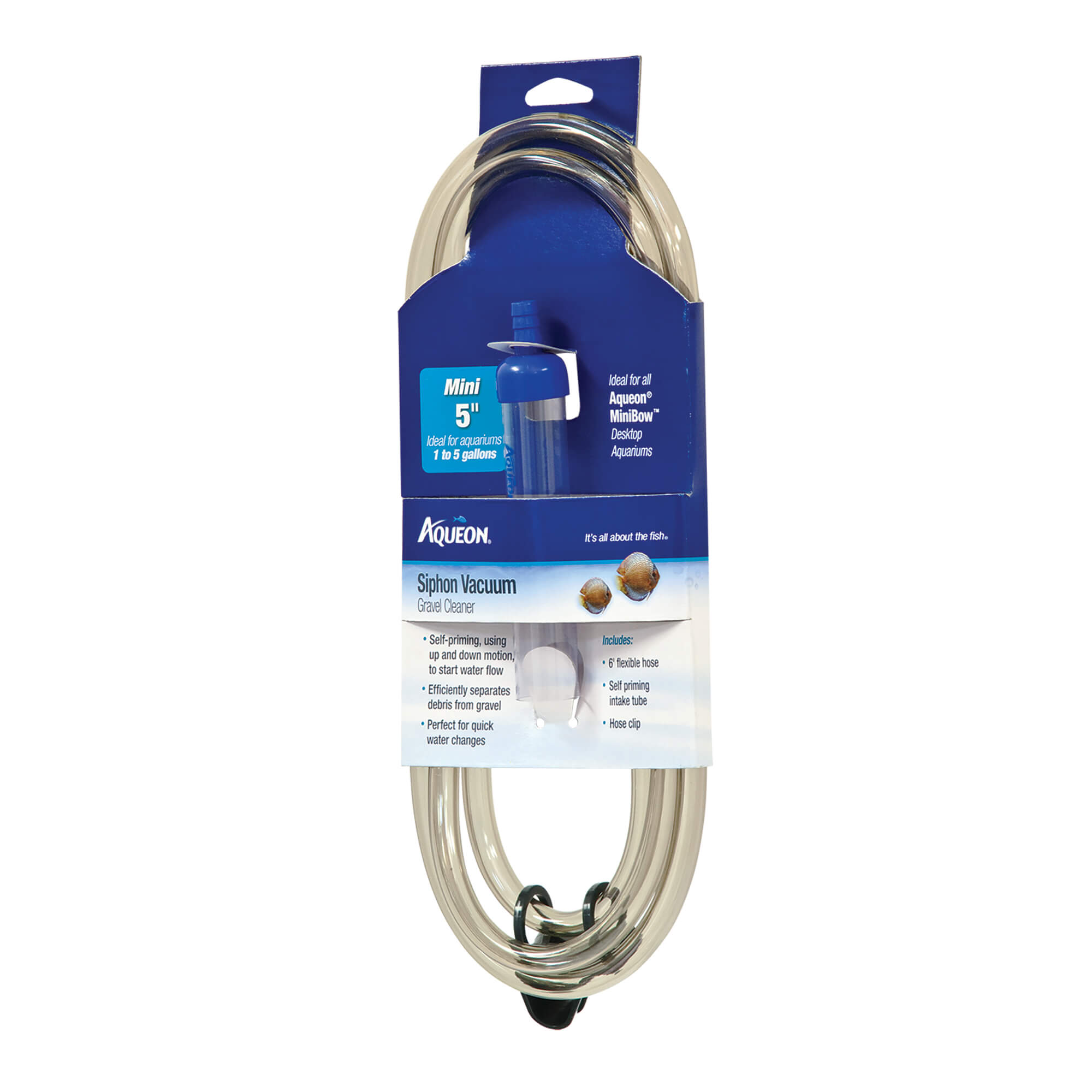 Aqueon Mulmglocke Medium mit 23 cm selbstansaugendem Ansaugrohr und Schlauch