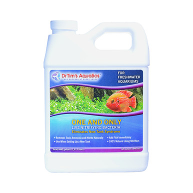 Dr Tim's Aquatics One and Only Flasche mit nitrifizierenden Süßwasserbakterien zum Einfahren von Aquarien