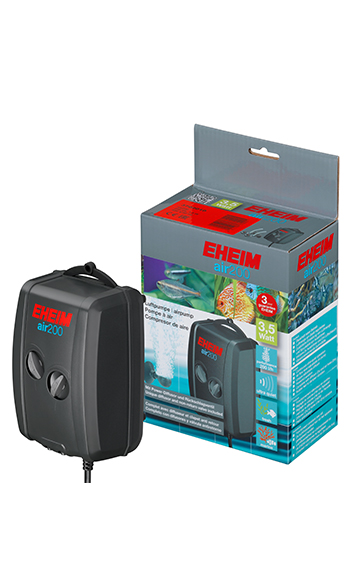 Eheim Air Pump 200 Aquarium-Luftpumpe mit zwei Ausgängen für Becken bis 300 Liter