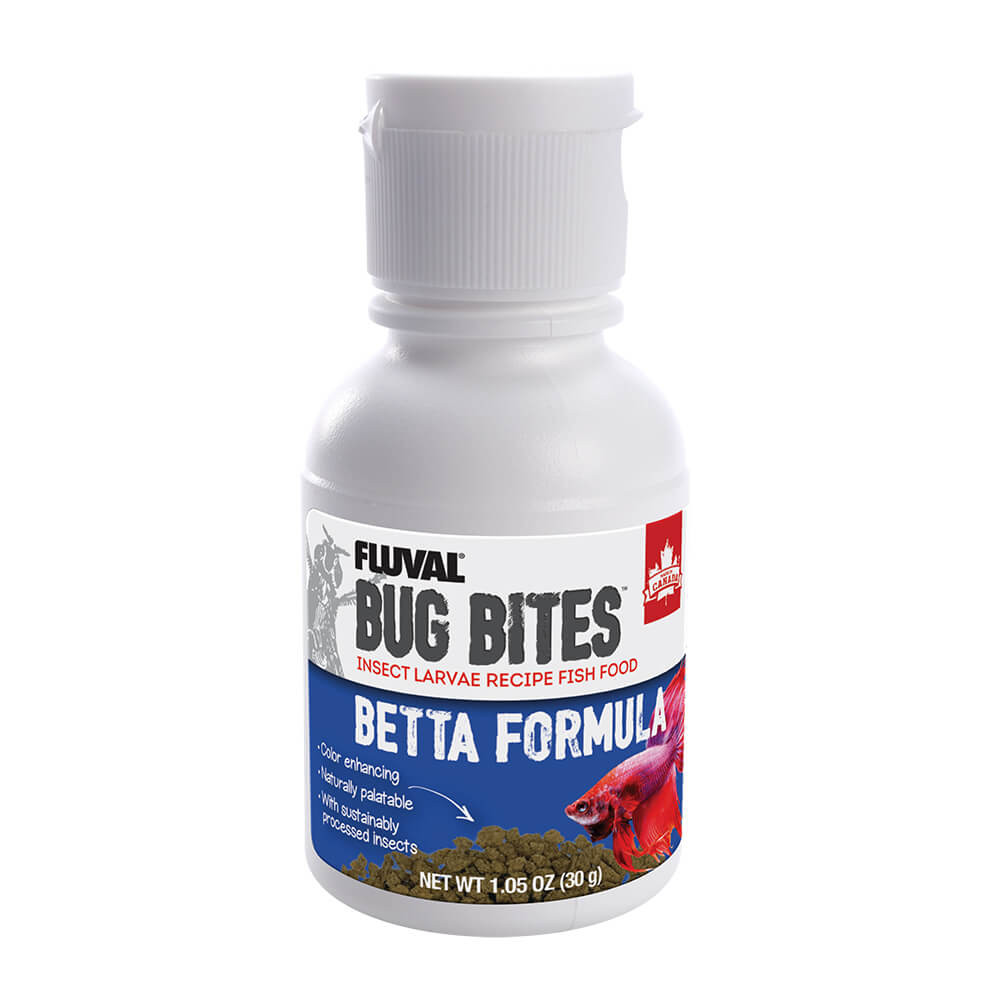 Fluval Bug Bites Betta Formula Mikrogranulat-Fischfutter in der Flasche