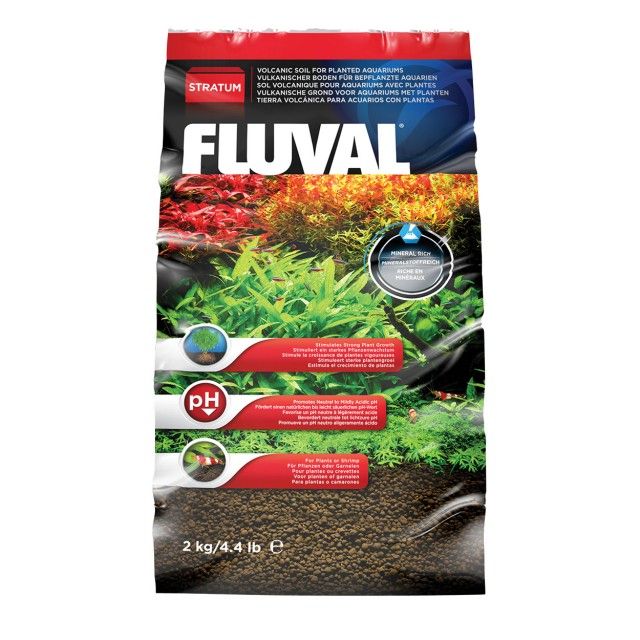Fluval Plant and Shrimp Stratum aktiver Soil-Bodengrund für Pflanzen- und Garnelenbecken