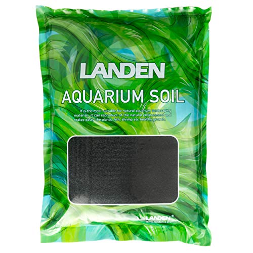 Landen Aqua Soil aktiver schwarzer Soil für Pflanzenaquarien, 5-Liter-Beutel