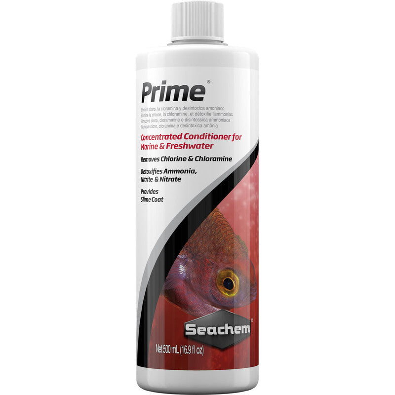 Seachem Prime 500 ml Wasseraufbereiter-Flasche für Süß- und Meerwasseraquarien