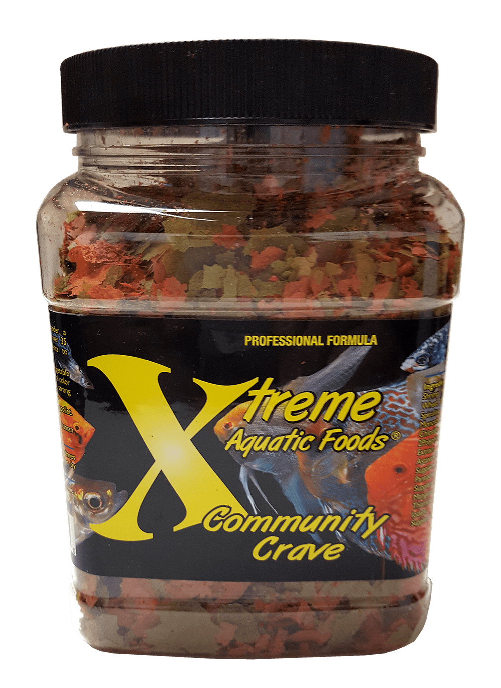 Xtreme Community Crave Fischfutter-Flocken mit Krill und Spirulina im Beutel